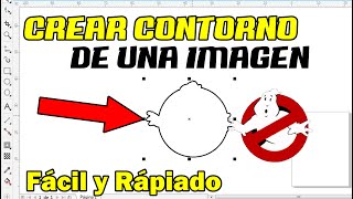 Como crear contorno de una imagen en Corel Draw [upl. by Crowley]