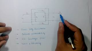 TF4 Ideal transformer in hindi [upl. by Emlynne]