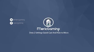 Dota 2 Settings  Hotkeys  Quickcast  Control Groups   FIRST Lesson [upl. by Rauscher]