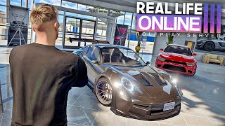 MEIN ERSTER SPORTWAGEN  GTA 5 RP Real Life Online [upl. by Elletnuahs295]