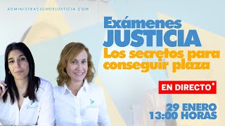 Directo Claves para Aprobar las Oposiciones de Justicia 🚀 [upl. by Aisinut940]