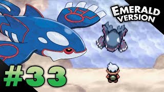 Lets Play Pokemon Emerald  Part 33  KYOGRE [upl. by Naynek]