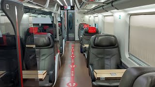 A bordo frecciarossa da Torino Porta Nuova a Milano Cle in Standard  visito Business e Executive [upl. by Eldwen499]