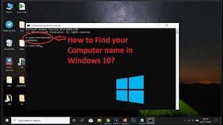 How to Find Your Computer Name in Windows 10 [upl. by Ellyn]