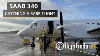 Flying a rare Swedish prop a trip on the Saab 340 [upl. by Satterlee]