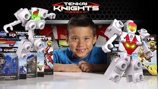 TENKAI KNIGHTS  Ionix Mini Figures amp Titan Figures Review amp Unboxing EvanTubeHD CLASSIC WEEK [upl. by Corrianne]