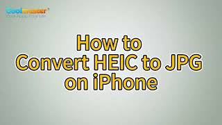 Convert Photos from HEIC to JPG on iPhone [upl. by Danelle]