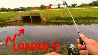 Roadside OKLAHOMA DITCH Fishing [upl. by Culley]