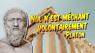 Philosophie  Platon « Nul nest méchant volontairement » explication [upl. by Ikciv914]