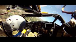 In Cockpit View De Havilland Vampire Pilot POV  South African Air Force [upl. by Elspeth967]