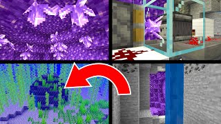 How to Find Harvest and Automate Amethyst Geodes for Amethyst Shards in Minecraft [upl. by Oribel429]