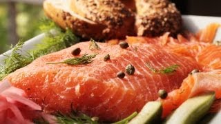 Scandinavian Gravlax  Salmon Recipe  KIN EATS [upl. by Kistner]