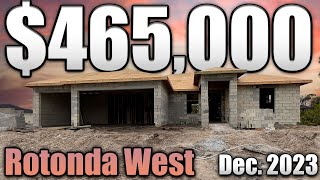 Moving to Rotonda West Florida  MUST SEE New Construction Home [upl. by Vince]