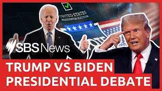 US presidential debate 2024 Key moments [upl. by Eisso]