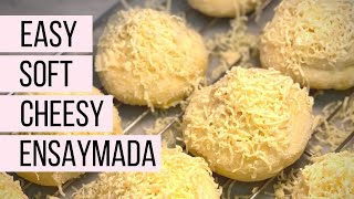 ENSAYMADA  SOFT AND FLUFFY ENSAYMADA  CHEESE ROLLS RECIPE TANGZHONG METHOD BREAD IMPROVER [upl. by Gunther]