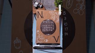 DIY  Calendar November 2024  🍁🥧🦃 novembercalendar diyideas aesthetic [upl. by Aidualc]