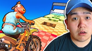 Speedrunning Fortnite Bike Obby [upl. by Sarine]