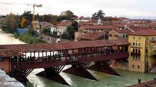 Bassano Del Grappa  Italy  Veneto  Virtual Walking Tour of a Secret Paradise [upl. by Alejna]