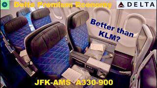 Delta PREMIUM ECONOMY  Is it worth it and how does it compare with KLM [upl. by Lehte]