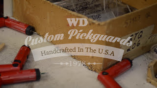 Pickguardscom  WD Custom Pickguards Handcrafted To Order In The USA [upl. by Lux]