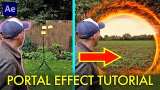 How to step through a MAGIC PORTAL in one take  After Effects Tutorial [upl. by Lenz]