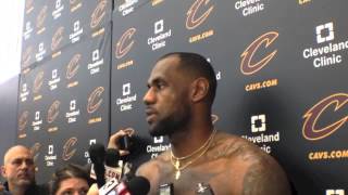 LeBron James practice 11314 [upl. by Goulden217]