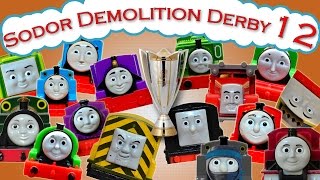 Sodor Demolition Derby 12  Thomas and Friends Trackmaster  Last Engine Standing [upl. by Ehcram]