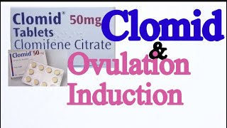 Clomid and Ovulation induction Clomiphene citrate for fertility fertility clomid [upl. by Shanleigh]