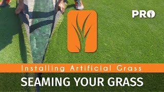 Seaming Artificial Grass  Step 6 [upl. by Asilana]