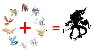 How To Draw 10 Legendary Pokemon In 1 Pokemon Fusion [upl. by Harriet]