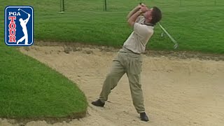 Phil Mickelsons reverse flop shot in 1995 [upl. by Orgalim]