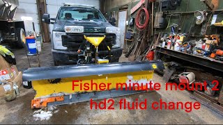 fisher minute mount 2 hd2 fluid change [upl. by Savina]