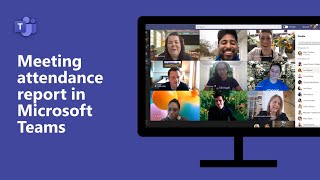 How to download a meeting attendance report in Microsoft Teams [upl. by Aleakam]