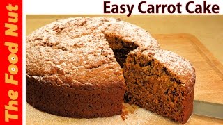 Carrot Cake Recipe From Scratch  Easy  No Icing  Made With Carrot Pulp [upl. by Pegeen256]