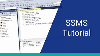 SSMS Tutorial SQL Server Management Studio  Feature Demonstration [upl. by Scribner]