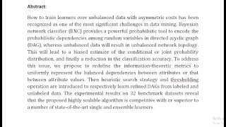 Learning Balanced Bayesian Classifiers From Labeled and Unlabeled Data [upl. by Egres472]