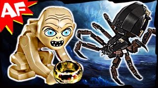 GOLLUM amp SHELOB Attacks 9470 Lego Lord of the Rings Set Animated Building Review [upl. by Aliakam]