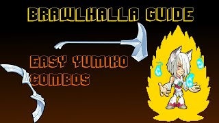 Brawlhalla Basic Yumiko Combos [upl. by Ainekahs]