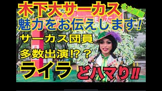 ライラどハマり♪「木下大サーカス」の魅力を徹底解説！！団員さん多数出演？！【勝手に名古屋観光大使】木下大サーカス ドラァグクイーン dragqueen [upl. by Eahsed]