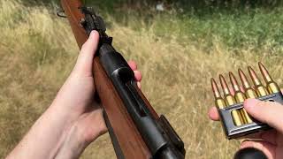 1891 Carcano long rifle POV firing [upl. by Cornia]