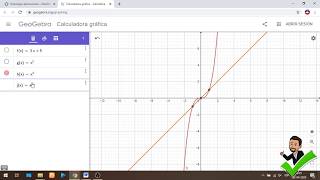 ¿Cómo graficar funciones en GeoGebra [upl. by Naneik316]