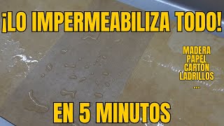 ¡Impermeabilízalo TODO por solo 2€ con este invento absurdo [upl. by Phylys]