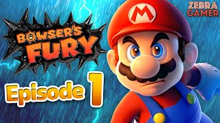 Bowsers Fury Nintendo Switch Gameplay Walkthrough Part 1  Fury Bowser Scamper Shores [upl. by Tabby]