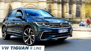 Essai Volkswagen TIGUAN R Line  Toujours dans le coup [upl. by Aihsotal445]