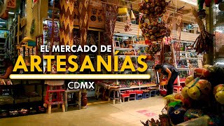 El MERCADO de ARTESANÍAS en la CIUDADELA  CDMX  Qué Chido [upl. by Idnat296]