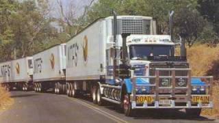 Australian roadtrains 03 10 10 50 wmv [upl. by Ainoz]