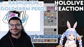 PEKORA BEGINS BUILDING RASHOMON amp GETS TOO EXCITED  PEKOMOONA  HOLOLIVE REACTION [upl. by Alejna]