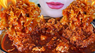 ASMR SEBLAK JAMUR SALJU VIRAL PEDAS NYELEKIT  EATING SOUNDS [upl. by Liba]