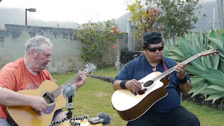 Black Sand  Ledward Kaapana Slack Key Guitar [upl. by Eleahcim]