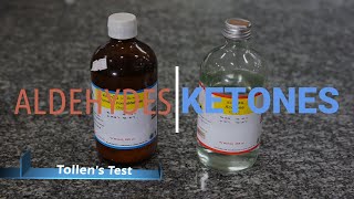 Aldehydes and Ketones Tollens Test [upl. by Ag]